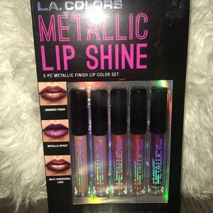 1 for $2 all for $8 L.A Colors Metallic Lip Shine.